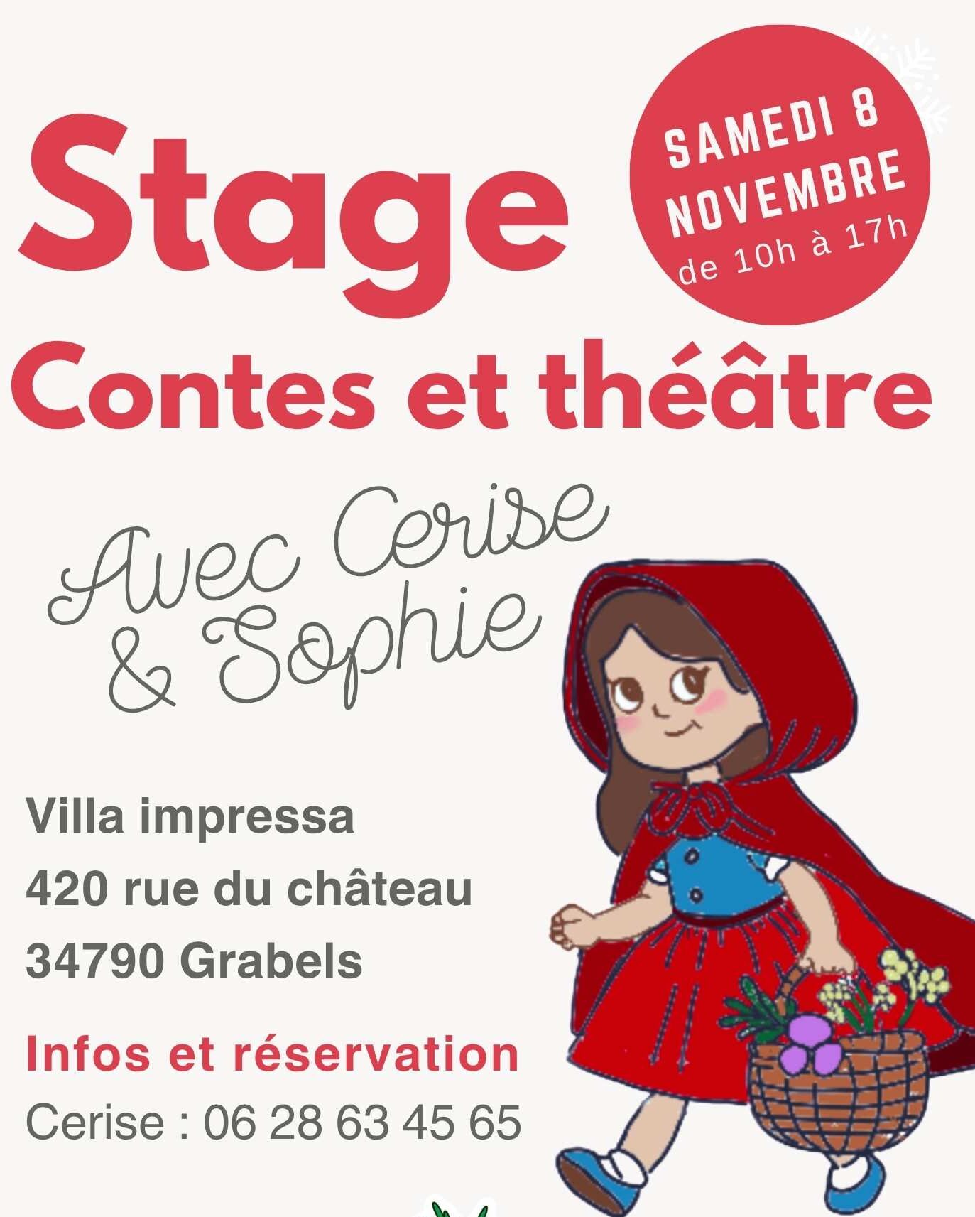 Atelier contes et théâtre